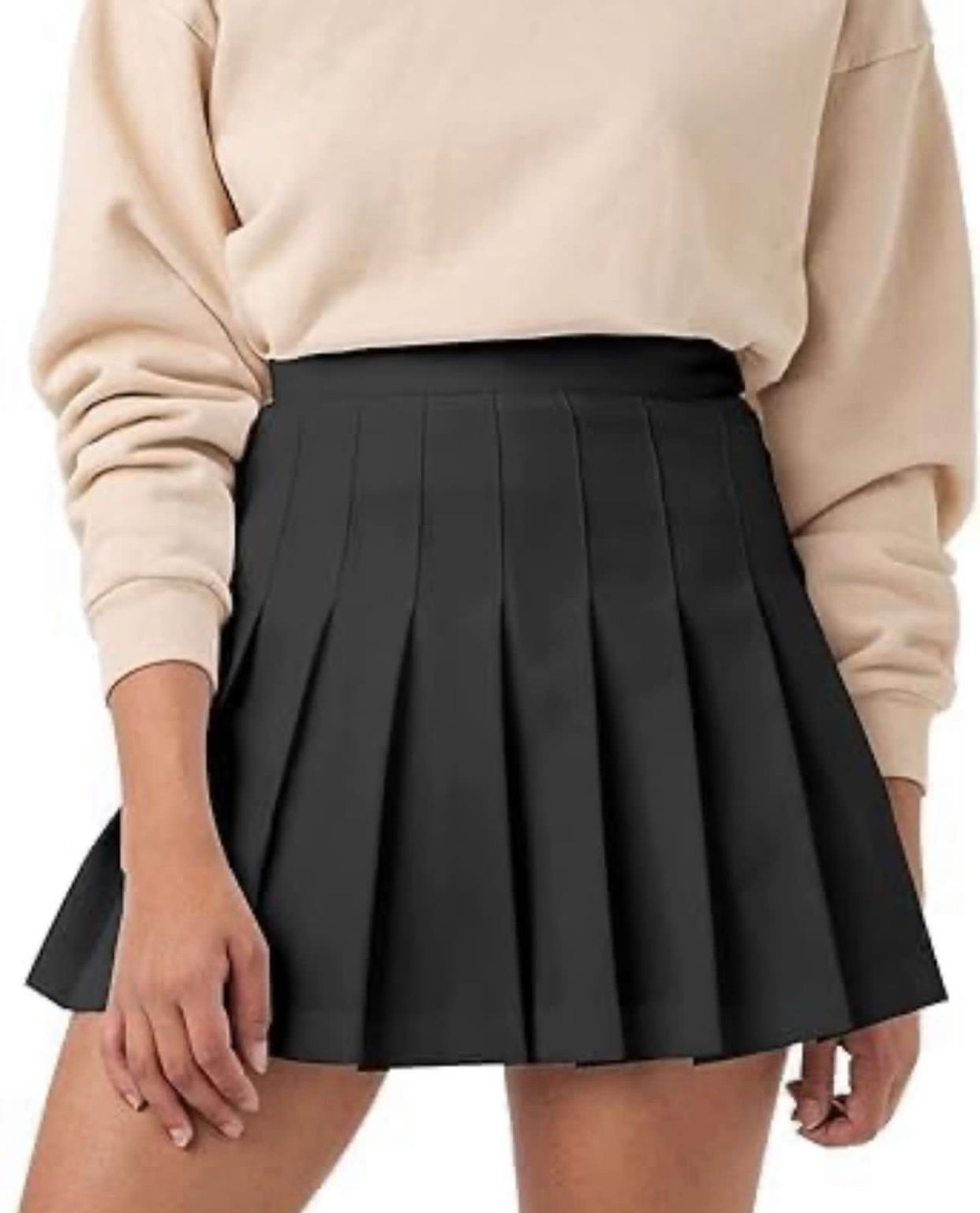 Tennis skirt black and white