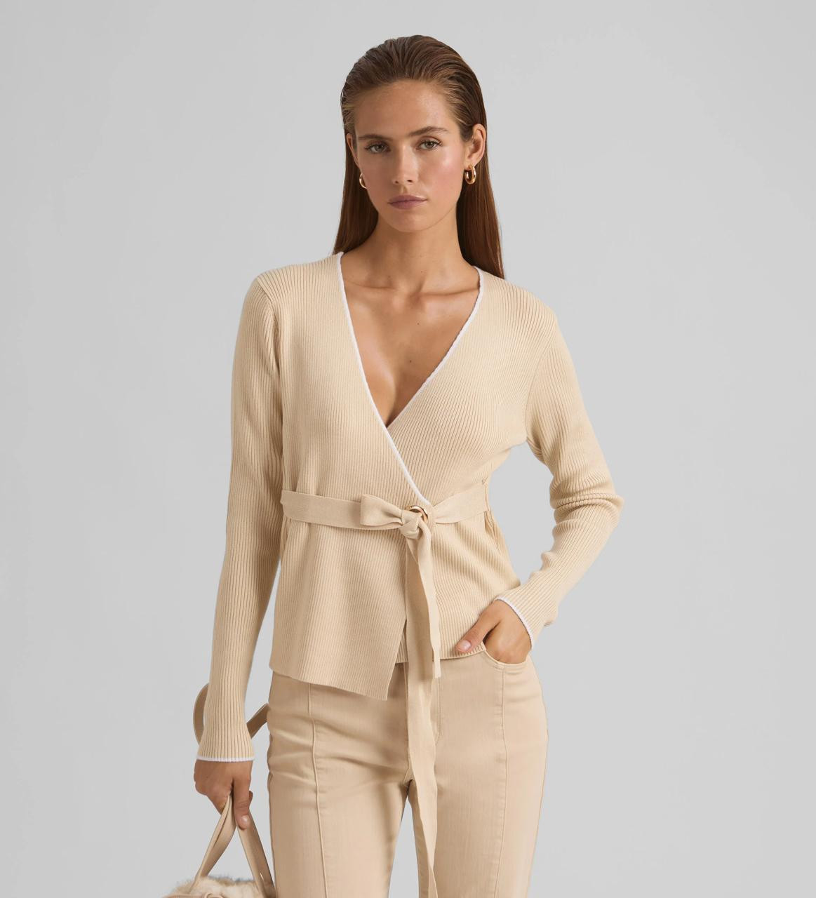 Open front cardigan